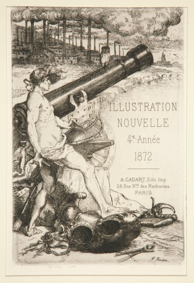 Tittelside til Illustrasjon Nouvelle av Ferdinand Roybet