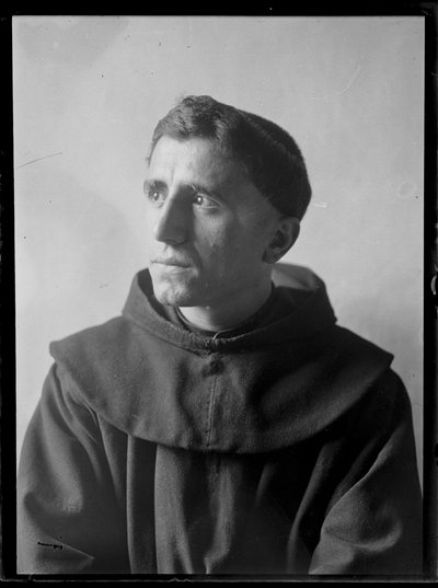 Bilde av en fransiskaner i Assisi av Ferdinand Schmutzer