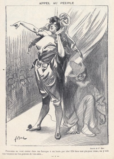 Appell til folket (litho) av Ferdinand Sigismund Bac