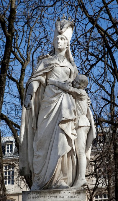 Statue av Margaret av Anjou (marmor) av Ferdinand Taulet