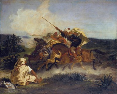 Arabisk fantasi av Ferdinand Victor Eugene Delacroix