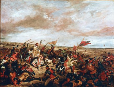 Slaget ved Poitiers 19. september av Ferdinand Victor Eugene Delacroix