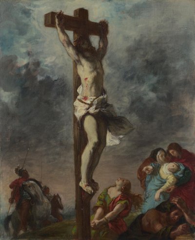 Kristus på korset, 1853 av Ferdinand Victor Eugene Delacroix