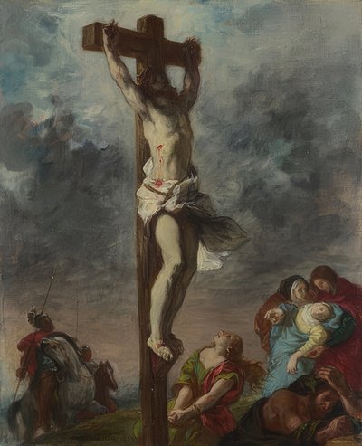 Korsfestelsen. 1853 av Ferdinand Victor Eugene Delacroix