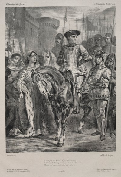 Duguesclin, 1829. av Ferdinand Victor Eugene Delacroix
