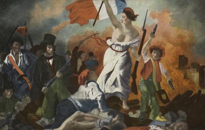 Frihet veileder folket av Ferdinand Victor Eugene Delacroix