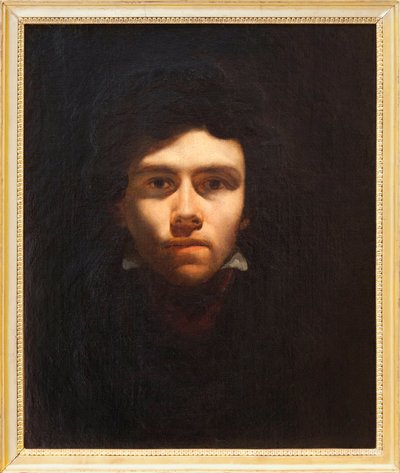 Selvportrett presume av Eugene Delacroix (1798-1863), fransk maler - Maleri tilskrevet Delacroix - Fotografi, KIM Youngtae, Rouen, Musee des Beaux Art de Rouen av Ferdinand Victor Eugene Delacroix