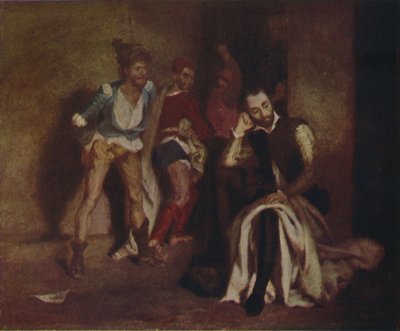Grevling i fengsel, 1839, 1937. av Ferdinand Victor Eugene Delacroix