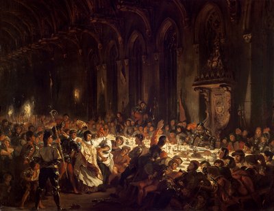 Attentatet på biskopen av Liège av Ferdinand Victor Eugene Delacroix