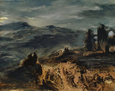 Heksenes sabbat, 1831-33 av Ferdinand Victor Eugene Delacroix
