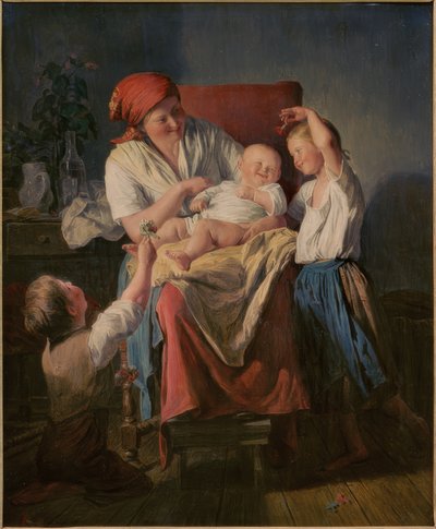 Mors lykke av Ferdinand Waldmüller