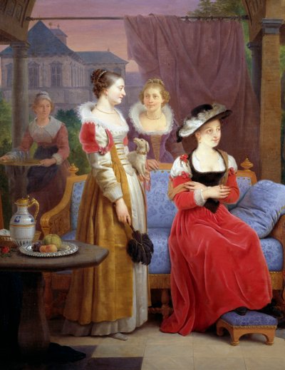 Rubens mens han malte stråhatt i studioet sitt av Ferdinand de Braekeleer