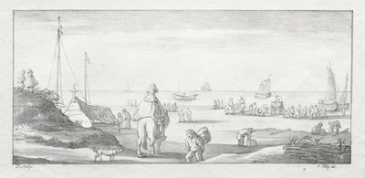 Langs en nederlandsk kyst, 1811-1816. av Ferdinand the Elder Piloty