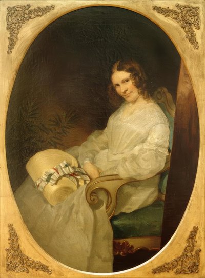 Portrett av Minna Pompilia av Rayski av Louis Ferdinand von Rayski