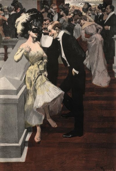 Reznicek / Bal pare / fra: Galante Welt / 1904 av Ferdinand von Reznicek