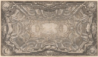 Et stort illusjonistisk tak av Ferdinando Galli Bibiena