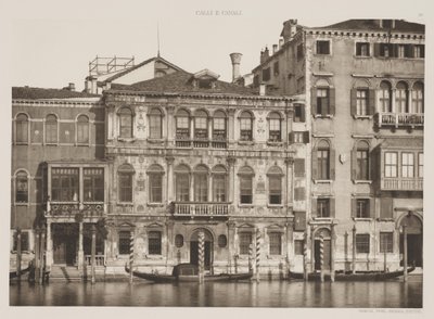 Grimani-palasset, Canal Grande, 1891 av Ferdinando Ongania