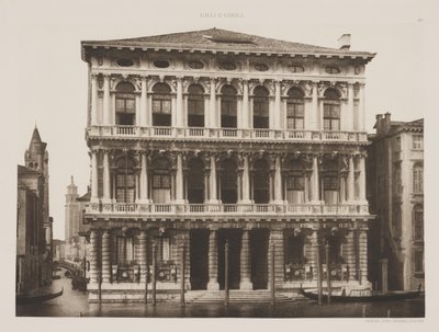 Rezzonico-palasset av Ferdinando Ongania