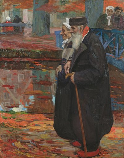 Det gamle paret, 1907 av Fernand Allard L