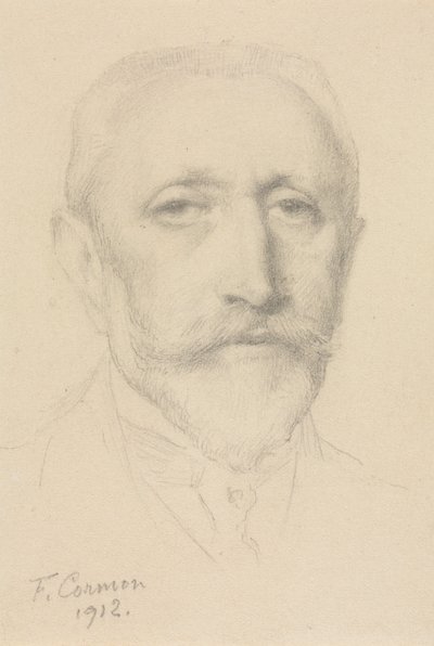 Selvportrett, 1912. av Fernand Cormon