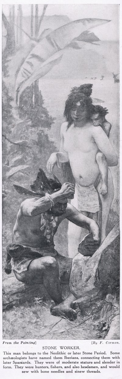 Steinarbeider, illustrasjon fra 