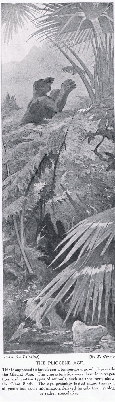 The Pliocene Age, illustrasjon fra 