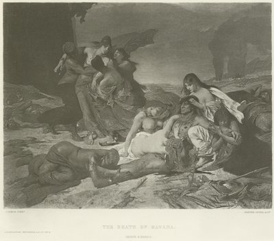 Havannas død (gravyr) av Fernand Cormon