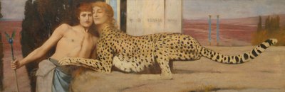 Kjærtegn av Fernand Khnopff