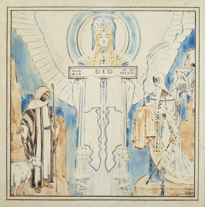 Juleengel; Juleengel, av Fernand Khnopff