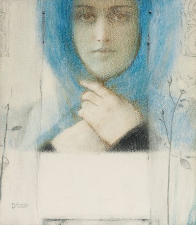 Clematis, ca. 1914 av Fernand Khnopff