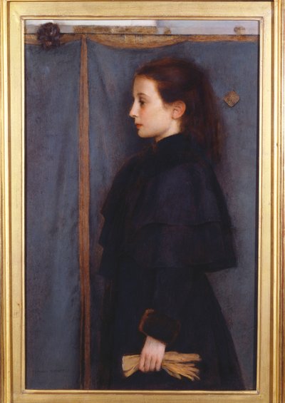 Portrett av Jeanne de Bauer, 1890 av Fernand Khnopff