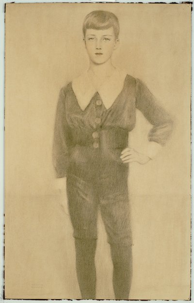 Prins Leopold av Belgia, hertug av Brabant, 1913 av Fernand Khnopff