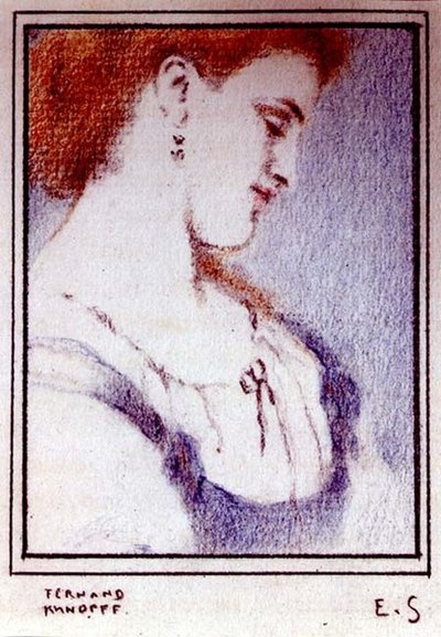 Tankene til Eugene Smits av Fernand Khnopff