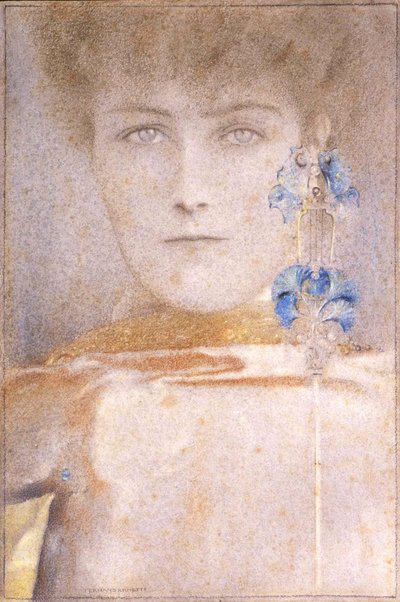 Hvit maske av Fernand Khnopff