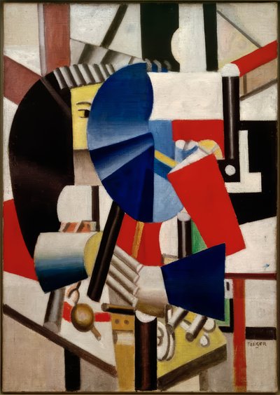 Kvinne med speil av Fernand Leger