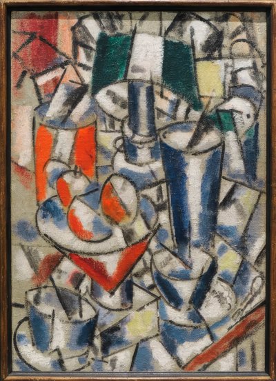 Stillleben mit Lampe von Fernand Leger