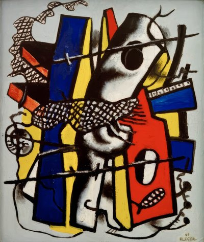 Svart rutenett av Fernand Leger
