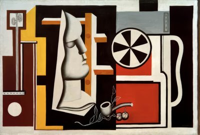 Stilleben med gipsmaske av Fernand Leger