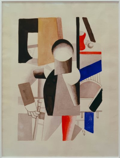Studie für Les trois camarades von Fernand Leger