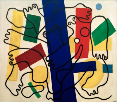 To akrobater (dykkere) av Fernand Leger