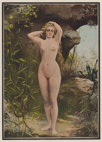Eve (farge litho) av Fernand Lematte