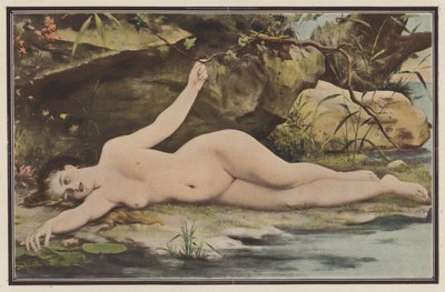 Tretti grader i skyggen (farge litho) av Fernand Lematte