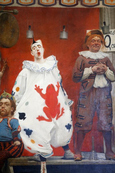 Akrobatene, detalj, 1888 av Fernand de Cordova Pelez