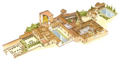 Alhambra, Granada, Spania. Kongelige palasser av Fernando Aznar Cenamor