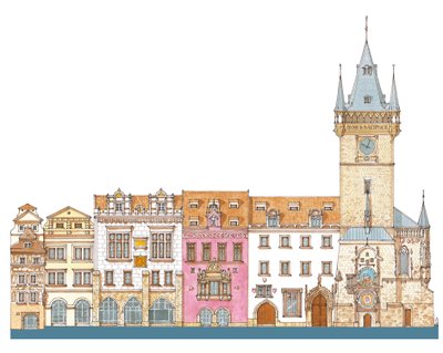 Gamle Rådhuset. Praha, tsjekkisk av Fernando Aznar Cenamor