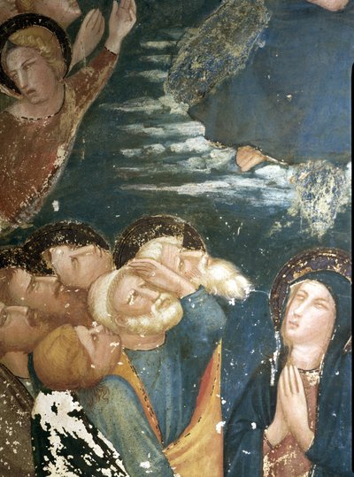 Jesu himmelfart, detalj av Ferrer Bassa