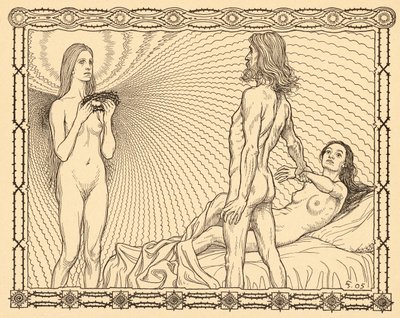 The Eternal Bride, plate 2, fra porteføljen 