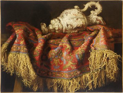 Stilleben med et teppe, ca. 1640. av Fieravino