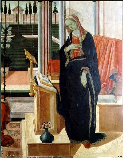 Kunngjøring (detalj av 58343) av Filippino Lippi