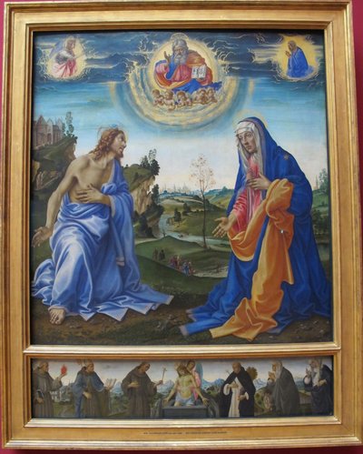 Kristi åpenbaring for Jomfruen av Filippino Lippi